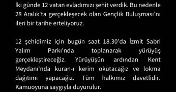 Türkiye 12 Şehidi Anıyor