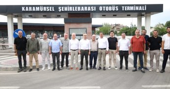 ESKİ VE YENİ OTOGAR ALANINI GEZDİ