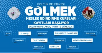 GÖLMEK KURSLARINDA YENİ DÖNEM KAYITLARI 6 EKİM’DE BAŞLIYOR