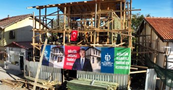 Saraylı’da tarihi yapı aslına uygun yenileniyor