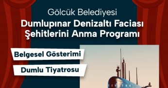 Dumlupınar Faciası Gölcük'te Tiyatro Sahnesinde Canlandırılacak