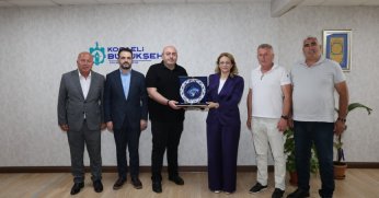 Gürcistan Kutaisi heyetinden Büyükşehir’e ziyaret