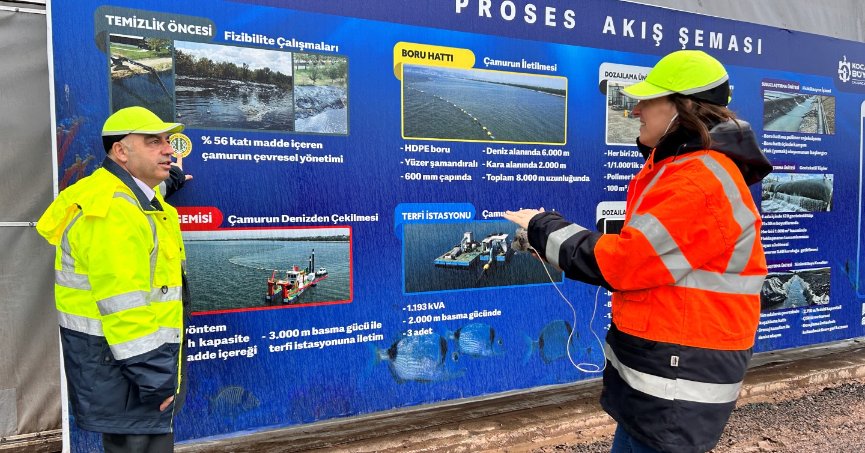 Dip çamuru temizliğine uluslararası basından ilgi