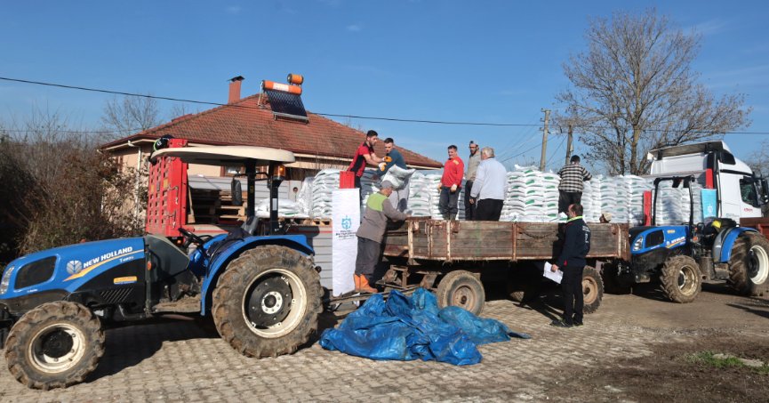 Çiftçilere yüzde 50 hibeli gübre dağıtımı başladı