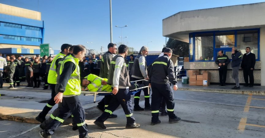 İtfaiyeden Diversey Türkiye firmasına acil durum eğitimi
