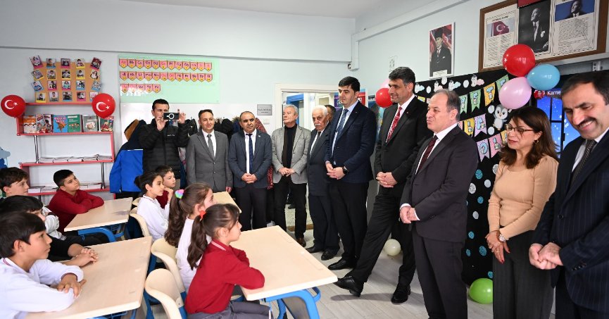 BAŞKAN KOCAMAN KARNE HEYECANINA ORTAK OLDU