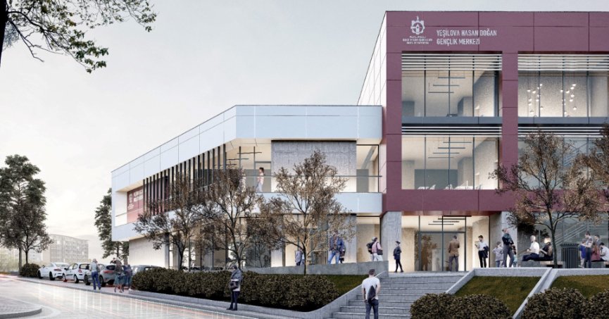 Hasan Doğan Gençlik Merkezinde ilerleme % 50