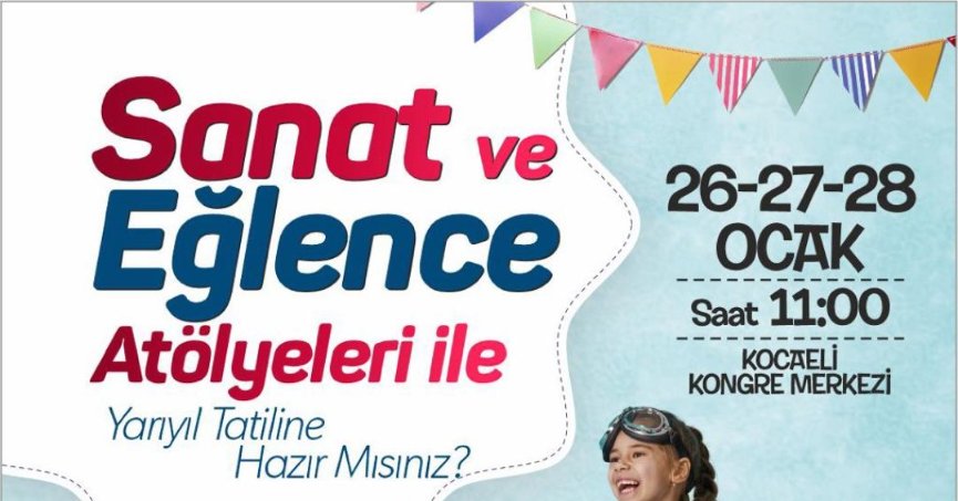 Büyükşehir’den yarıyıl tatilinde renkli atölyeler