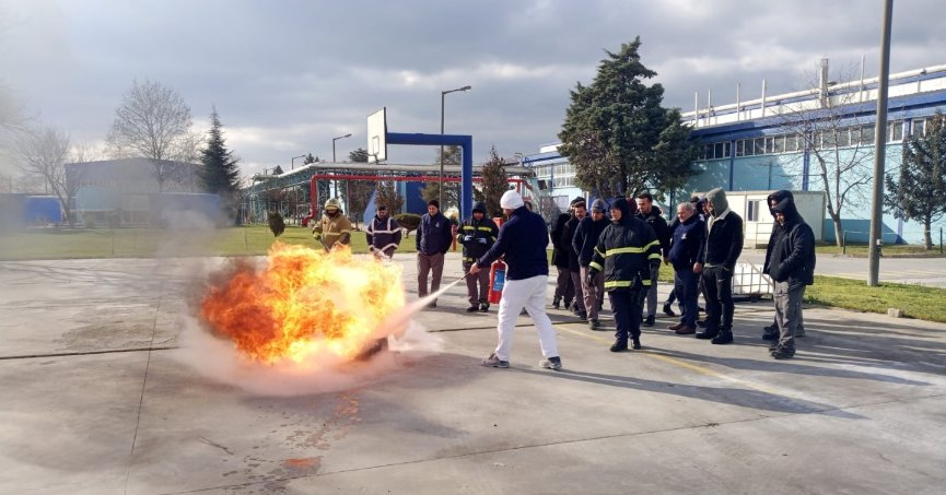 Büyükşehir İtfaiyesi’nden Tekirdağ’da eğitim