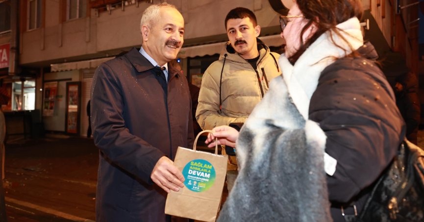 Büyükgöz’den  İşe Giden Vatandaşlara İkram