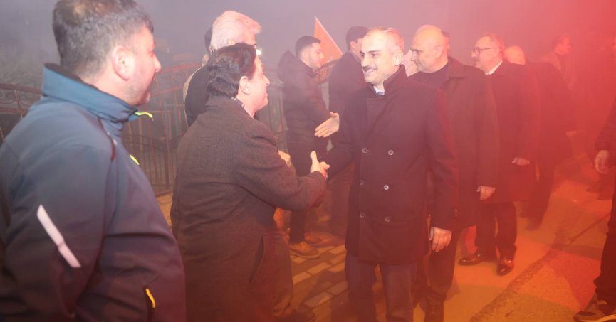 Çiftçi’ye, Yenimahalle’de coşkulu karşılama