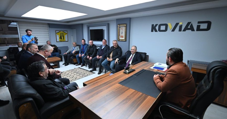 Rektör Cantürk’ten  KOVİAD’a Davet Ziyareti