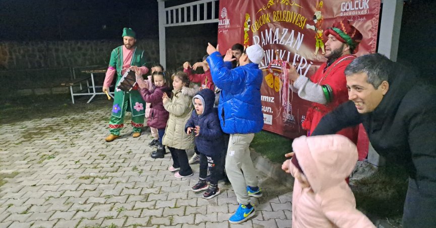 GÖLCÜK’TE RAMAZAN AKŞAMLARI COŞKUSU KÖYLERDE DE SÜRÜYOR
