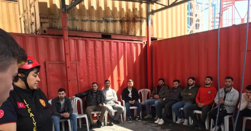 Büyükşehir İtfaiyesinden Orman İşletmeye eğitim