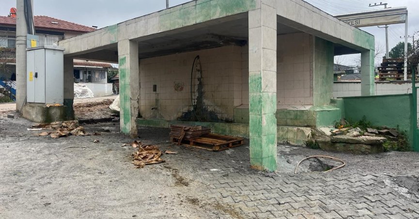 Büyükşehir, Biberoğlu Mahallesi’ndeki çeşmeyi onardı