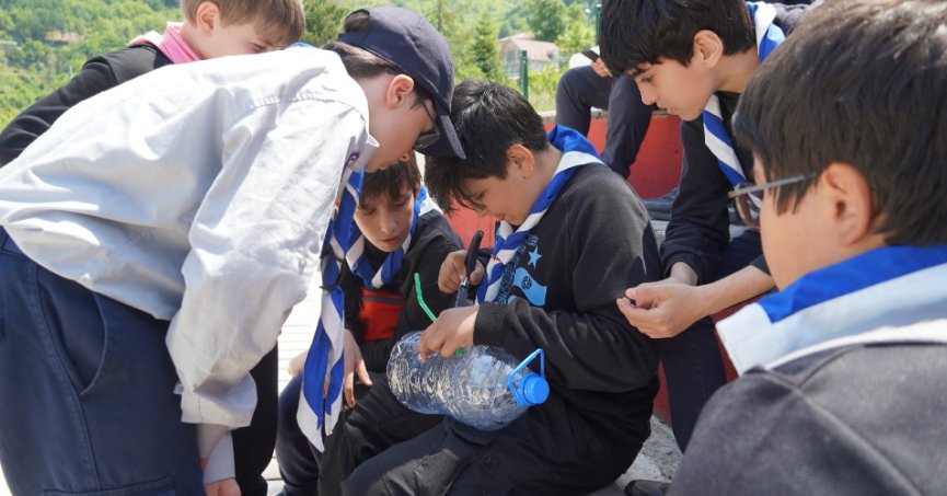 Kağıtsporlu İzciler yaparak yaşayarak öğrendi