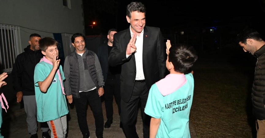 BAŞKAN KOCAMAN KAMP ATEŞİNİ YAKTI