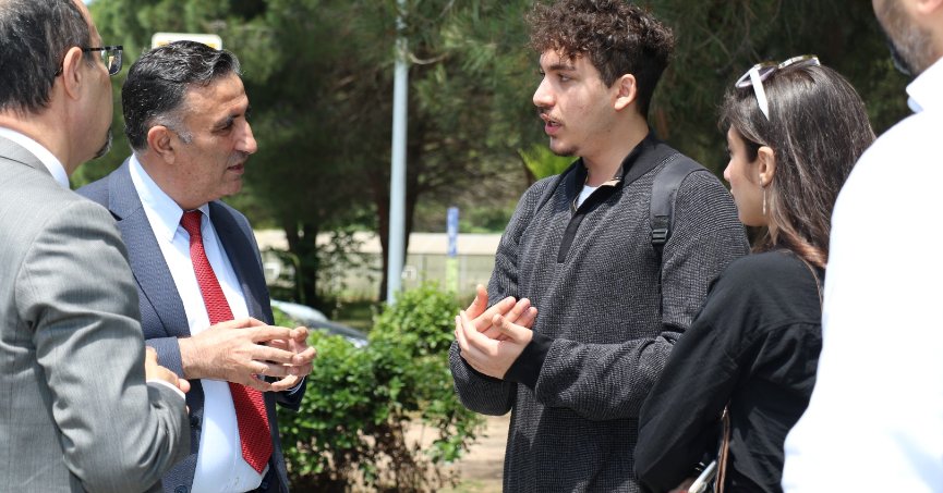 GTÜ Rektörü uluslararası öğrenciler ile buluştu