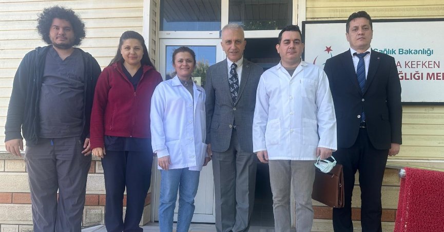 Türk Sağlık Sen Başkanı Ömer Çeker, sağlık çalışanlarını ziyaret eti.