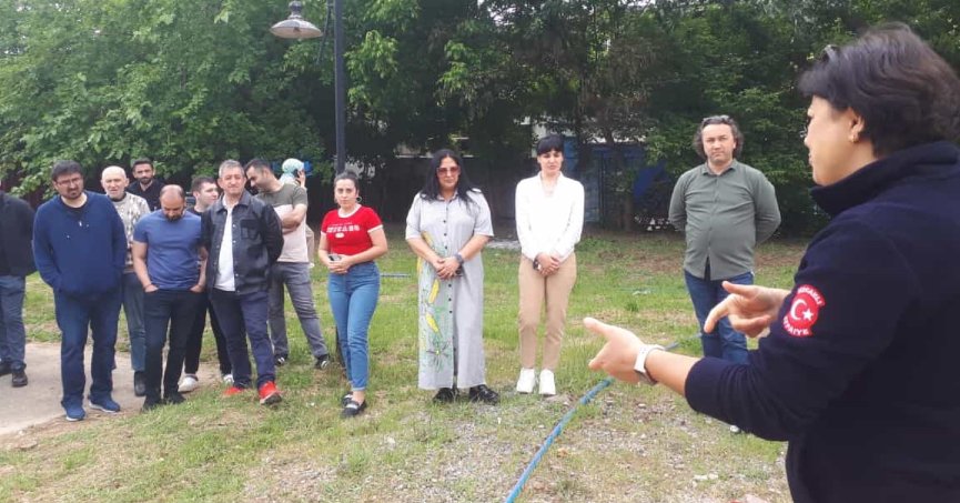 Büyükşehir İtfaiyesi’nden gençlere eğitim