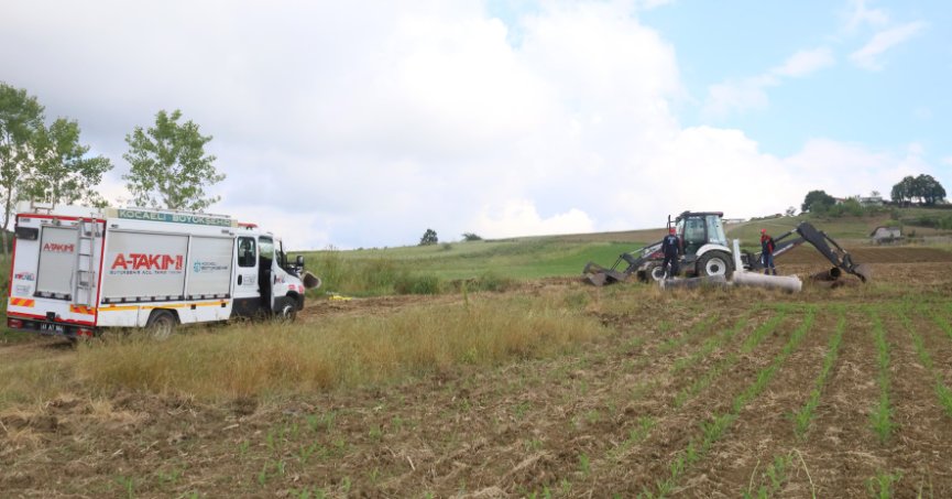 100 BİN DEKAR ARAZİ SULANIYOR