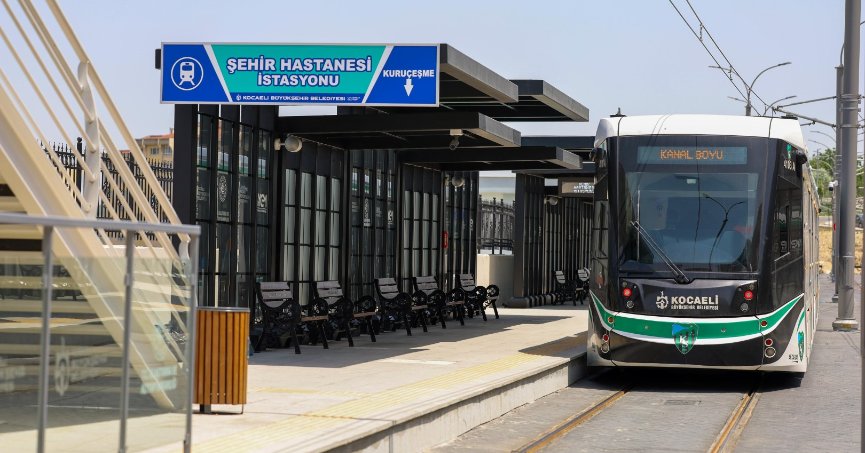 Şehir Hastanesine 15 dakikada bir tramvay