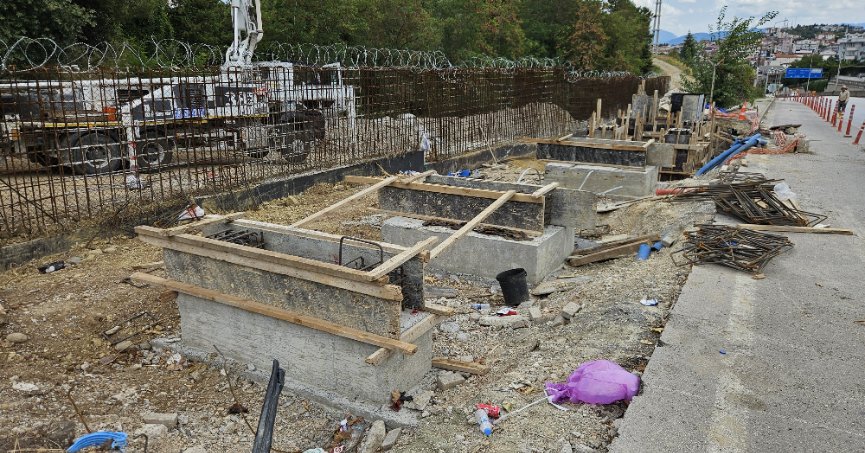 Sezai Karakoç üst geçidinde yoğun tempo