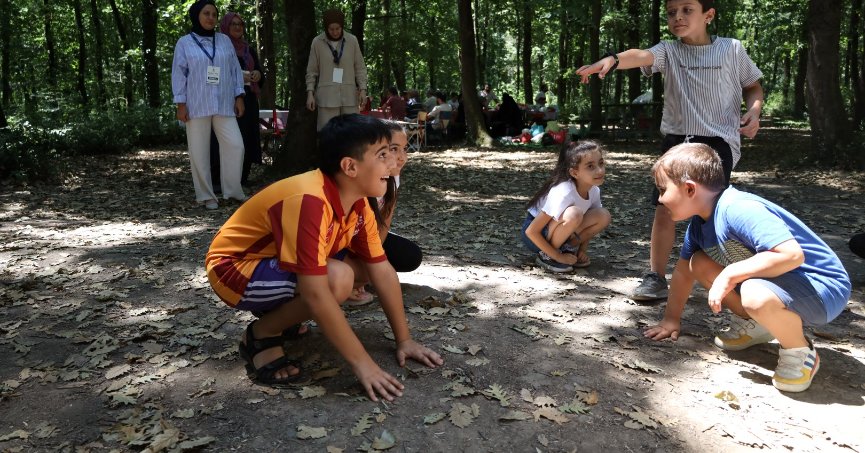 Çocuklarla anne babalar kaliteli vakit geçirdi