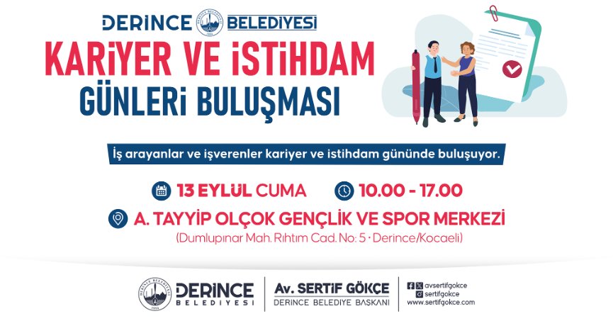 Derince’de Kariyer ve İstihdam Günleri Buluşması