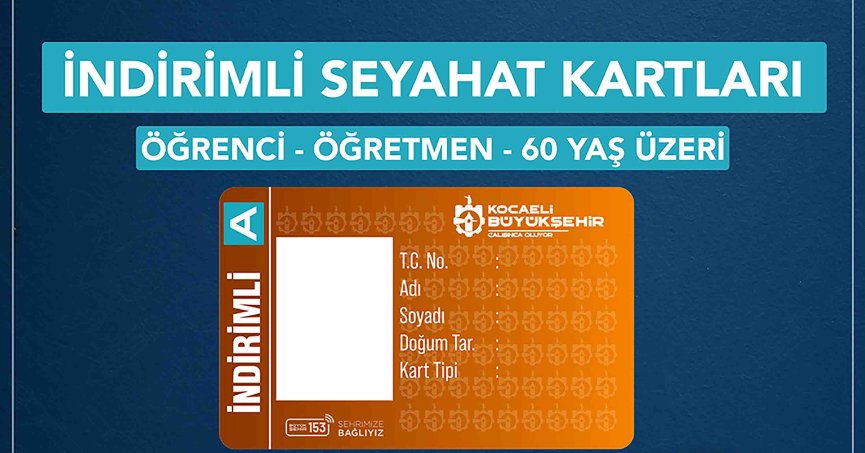 İndirimli Kocaeli Kartları için vize uyarısı