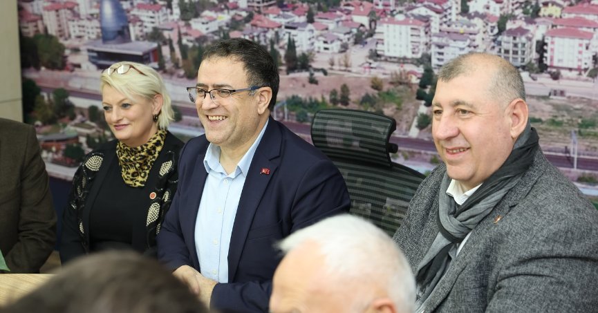 Başkan Gökçe, MHP İlçe Teşkilatını Konuk Etti