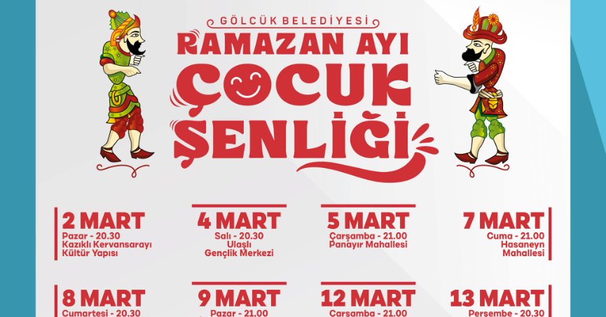 GÖLCÜKLÜ ÇOCUKLAR GELENEKSEL RAMAZAN AKŞAMLARINI DOYASIYA YAŞAYACAK