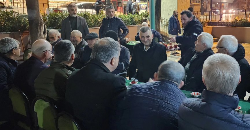 BAŞKAN SEZER İFTARDAN SAHURA KADAR HEMŞEHRİLERİ İLE BİR ARADA