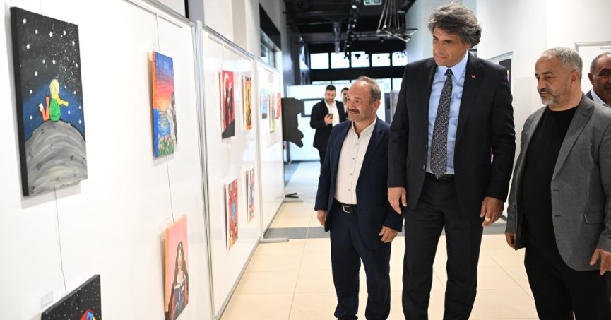 Kartepe’nin Küçük Ressamlarından Anlamlı Sergi