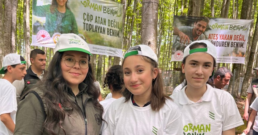 MİNİK ELLER ORMAN TEMİZLİĞİNE KATKI SUNDU