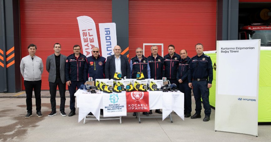 Hyundai’den Kocaeli İtfaiyesi’ne ekipman desteği