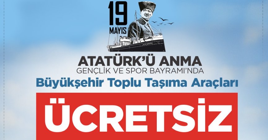 19 Mayıs’ta Kocaeli’nde ulaşım ücretsiz