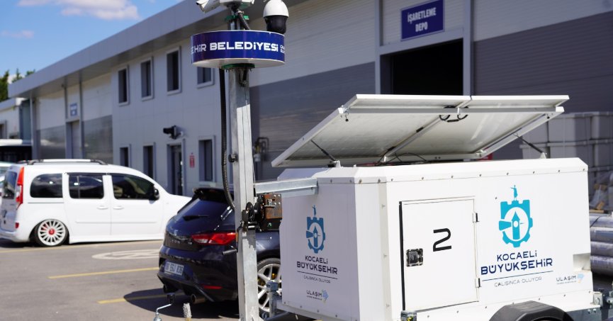 Trafik düzenlemeleri bu kameralarla yapılıyor