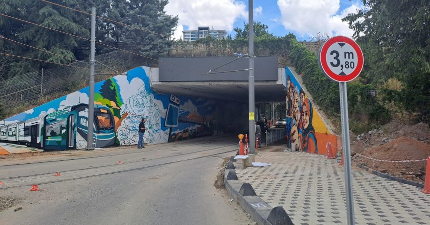 Alikahya Stadyum Tramvay Hattı’nda 1. Etap sona doğru