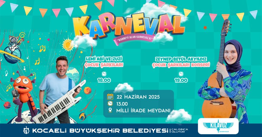 Çocuklar Karneval’da buluşuyor