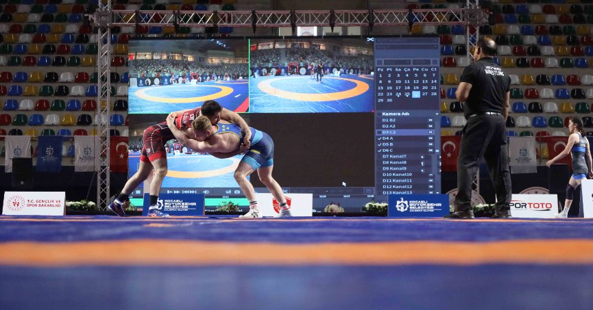 16 ülke, Kocaeli’nde mindere çıktı