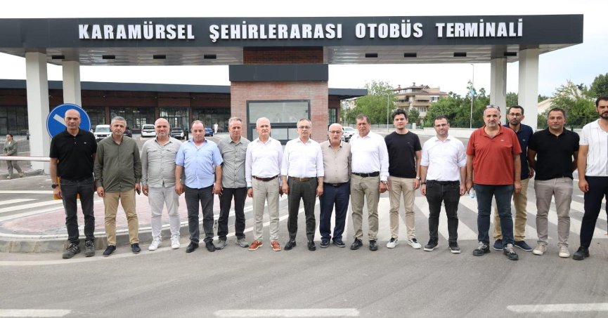 ESKİ VE YENİ OTOGAR ALANINI GEZDİ