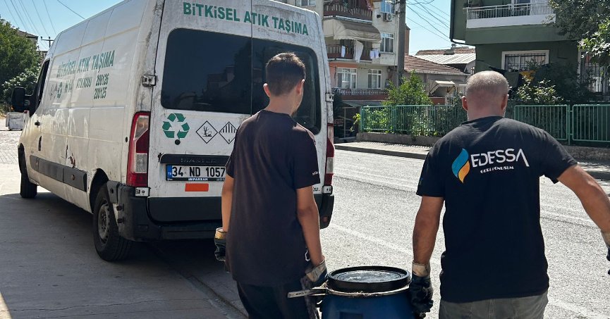 KO-MEK’ten geri dönüşüme 500 litre atık yağ