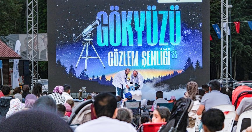 12 bin gökyüzü tutkunu Kuzuyayla’da uzayı keşfetti