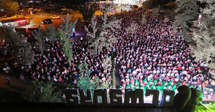 Ormanya gece sineması 5 bin katılımcıyla rekor kırdı