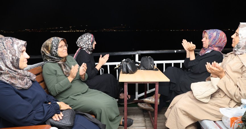 Üretime ara, mehtap turu ile keyifli bir mola