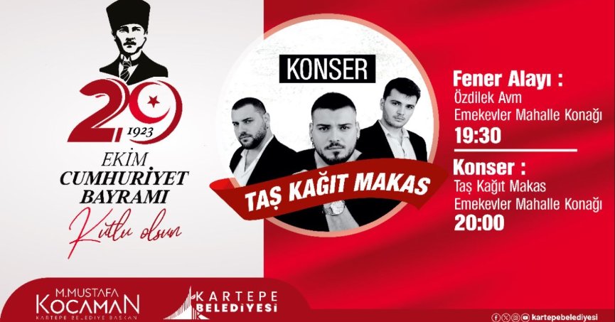 Kartepe’de Cumhuriyet Bayramı Coşkusu