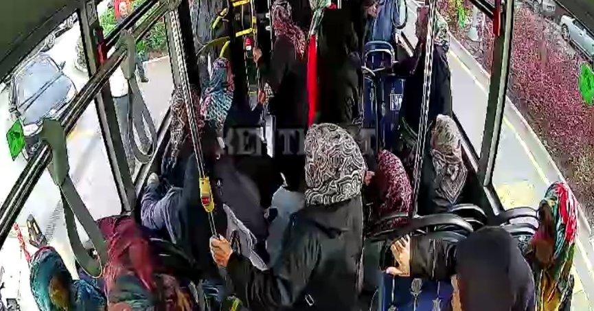 Büyükşehir otobüs şoföründen duyarlı davranış