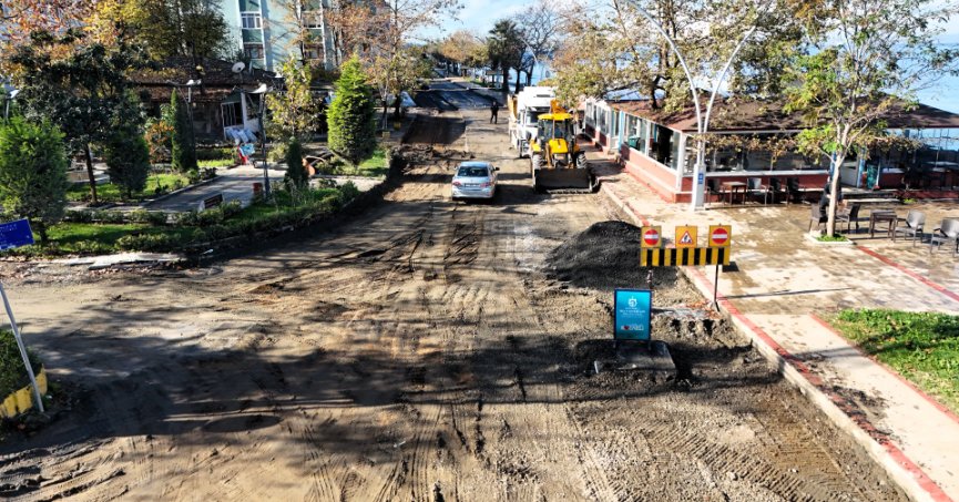 Gölcük Halıdere Sahil Caddesi’ne kapsamlı yenileme
