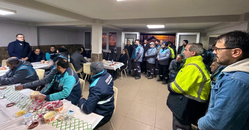 Başkan Gökçe, Yılın Son Gününe Emekçilerle Başladı